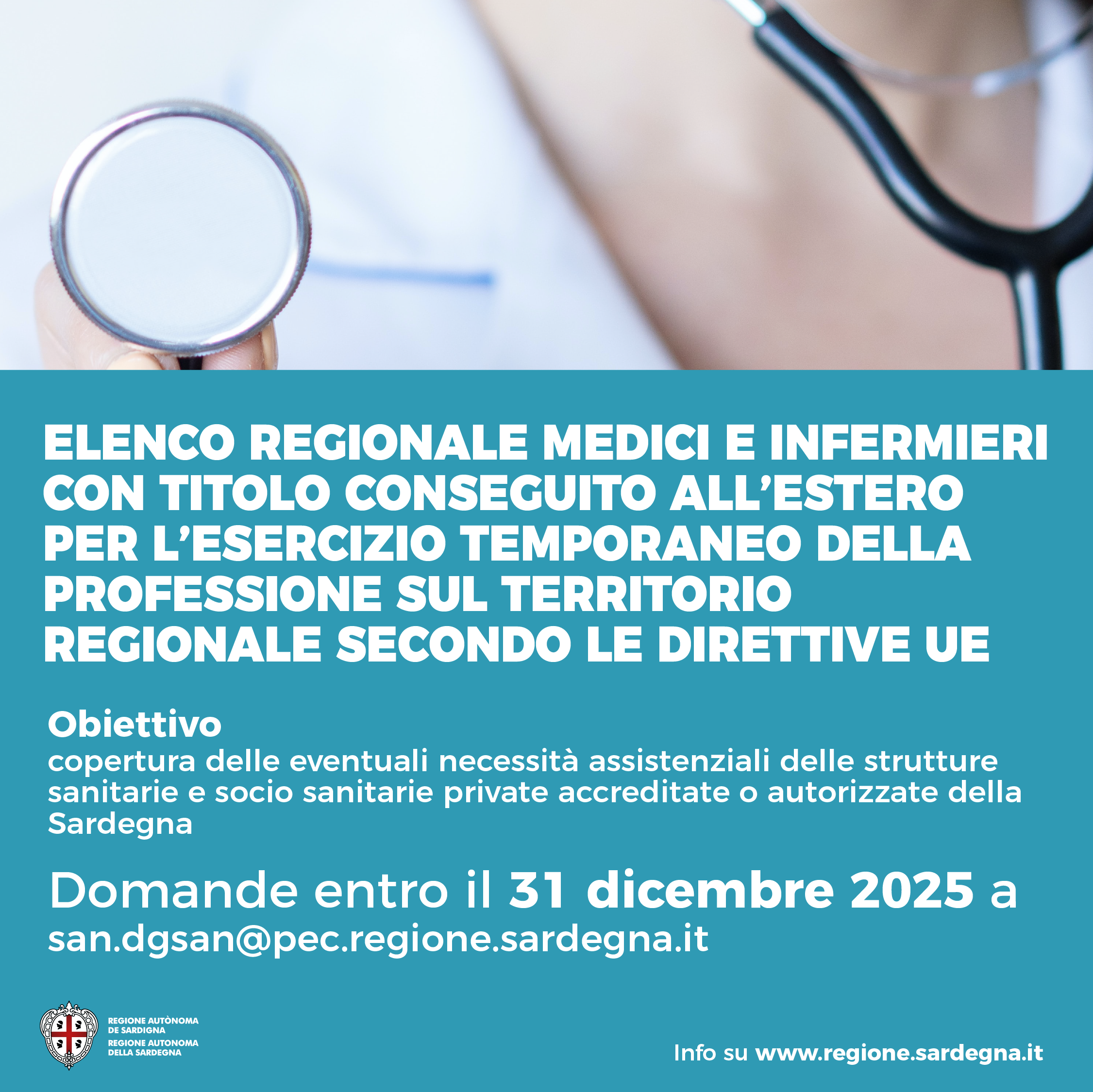 Elenco regionale medici chirurghi e infermieri per esercizio temporaneo professione con direttive UE