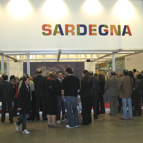 Bologna COM.PA 2007, stand Regione Autonoma della Sardegna