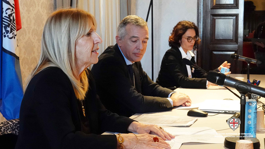 Assessore Lai conferenza stampa Career Day